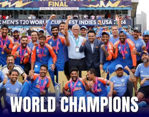 2024ರ ಟಿ20 ವಿಶ್ವಕಪ್ ಗೆದ್ದ ಟೀಂ ಇಂಡಿಯಾಗೆ ಭರ್ಜರಿ ಗಿಫ್ಟ್ ನೀಡಿದ ಬಿಸಿಸಿಐ ;125 ಕೋಟಿ ರೂ. ಬಹುಮಾನ ಘೋಷಿಸಿದ ಜಯ್ ಶಾ