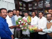 ರಾಜ್ಯ ಒಕ್ಕಲಿಗರ ಸಂಘದ ಪದಾಧಿಕಾರಿಗಳಿಂದ ಡಿಸಿಎಂ ಡಿ ಕೆ ಶಿವಕುಮಾರ್ ಭೇಟಿ