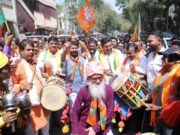 ದೆಹಲಿ ವಿಧಾನಸಭೆ ಚುನಾವಣೆಯಲ್ಲಿ ಬಿಜೆಪಿ ಮುನ್ನಡೆ ಹಿನ್ನೆಲೆ ;ಬೆಂಗಳೂರಿನ ಬಿಜೆಪಿ ರಾಜ್ಯ ಕಚೇರಿಯಲ್ಲಿ ಸಂಭ್ರಮಾಚರಣೆ