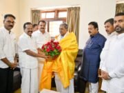 ಸಿಎಂ ಸಿದ್ದರಾಮಯ್ಯ ಭೇಟಿಯಾದ ತಮಿಳುನಾಡಿನ ಅರಣ್ಯ ಸಚಿವ ಡಾ.ಕೆ.ಪೊನ್ನುಮುಡಿ ಮತ್ತು ರಾಜ್ಯಸಭಾ ಸದಸ್ಯ ಮೊಹಮದ್ ಅಬ್ದುಲ್ಲಾ ಇಸ್ಮಾಯಿಲ್