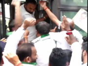 ಸಂವಿಧಾನ ಬದಲಾವಣೆ ಆಗಬೇಕೆಂದು ಡಿಸಿಎಂ ಹೇಳಿಕೆ ವಿರೋಧಿಸಿ ಡಿಸಿಎಂ ಡಿಕೆ ಶಿವಕುಮಾರ್ ವಿರುದ್ದ ಜೆಡಿಎಸ್ ಪ್ರತಿಭಟನೆ