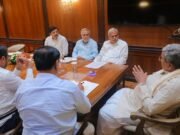 ಆಗಸ್ಟ್ 5 ಕ್ಕೆ ಬೃಹತ್ ಪ್ರತಿಭಟನೆ ಹಿನ್ನೆಲೆ: ಕೆಪಿಸಿಸಿ ಕಚೇರಿಯಲ್ಲಿ ಸಭೆ