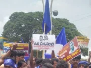 ಒಳ ಮೀಸಲಾತಿ ಜಾರಿಗಾಗಿ ಆಗ್ರಹಿಸಿ ಬೆಂಗಳೂರಿನಲ್ಲಿ ಪ್ರತಿಭಟನೆ