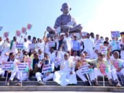 ಕೇಂದ್ರ ಸರ್ಕಾರದ ವಿರುದ್ಧ ರಾಜ್ಯ ಕಾಂಗ್ರೆಸ್ ಪ್ರತಿಭಟನೆ