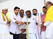 ವೈಜಾಗ್ ಸ್ಟೀಲ್ ಉಳಿಸಿಕೊಟ್ಟ ಕೇಂದ್ರ ಸಚಿವ ಹೆಚ್.ಡಿ. ಕುಮಾರಸ್ವಾಮಿ ಅವರಿಗೆ ಕೃತಜ್ಞತೆ ಸಲ್ಲಿಸಿದ ಆಂಧ್ರದ ಸಚಿವ ನಾ.ರಾ. ಲೋಕೇಶ್