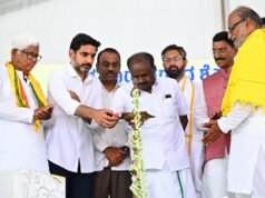 ವೈಜಾಗ್ ಸ್ಟೀಲ್ ಉಳಿಸಿಕೊಟ್ಟ ಕೇಂದ್ರ ಸಚಿವ ಹೆಚ್.ಡಿ. ಕುಮಾರಸ್ವಾಮಿ ಅವರಿಗೆ ಕೃತಜ್ಞತೆ ಸಲ್ಲಿಸಿದ ಆಂಧ್ರದ ಸಚಿವ ನಾ.ರಾ. ಲೋಕೇಶ್